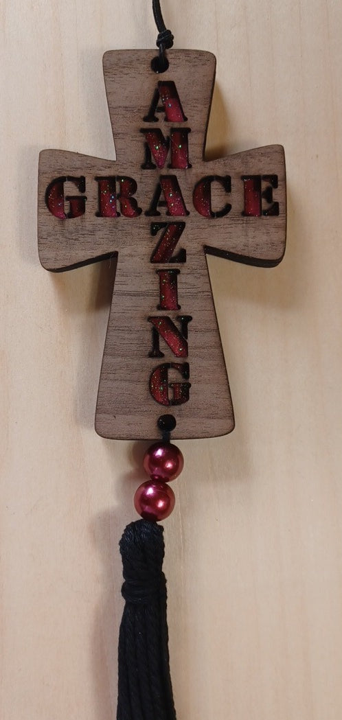 Amazing Grace Car Charm