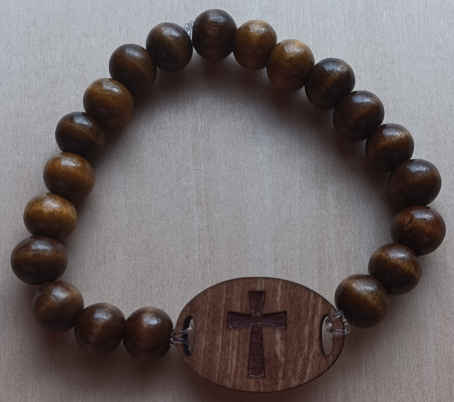 Wooden Cross Bracelet II