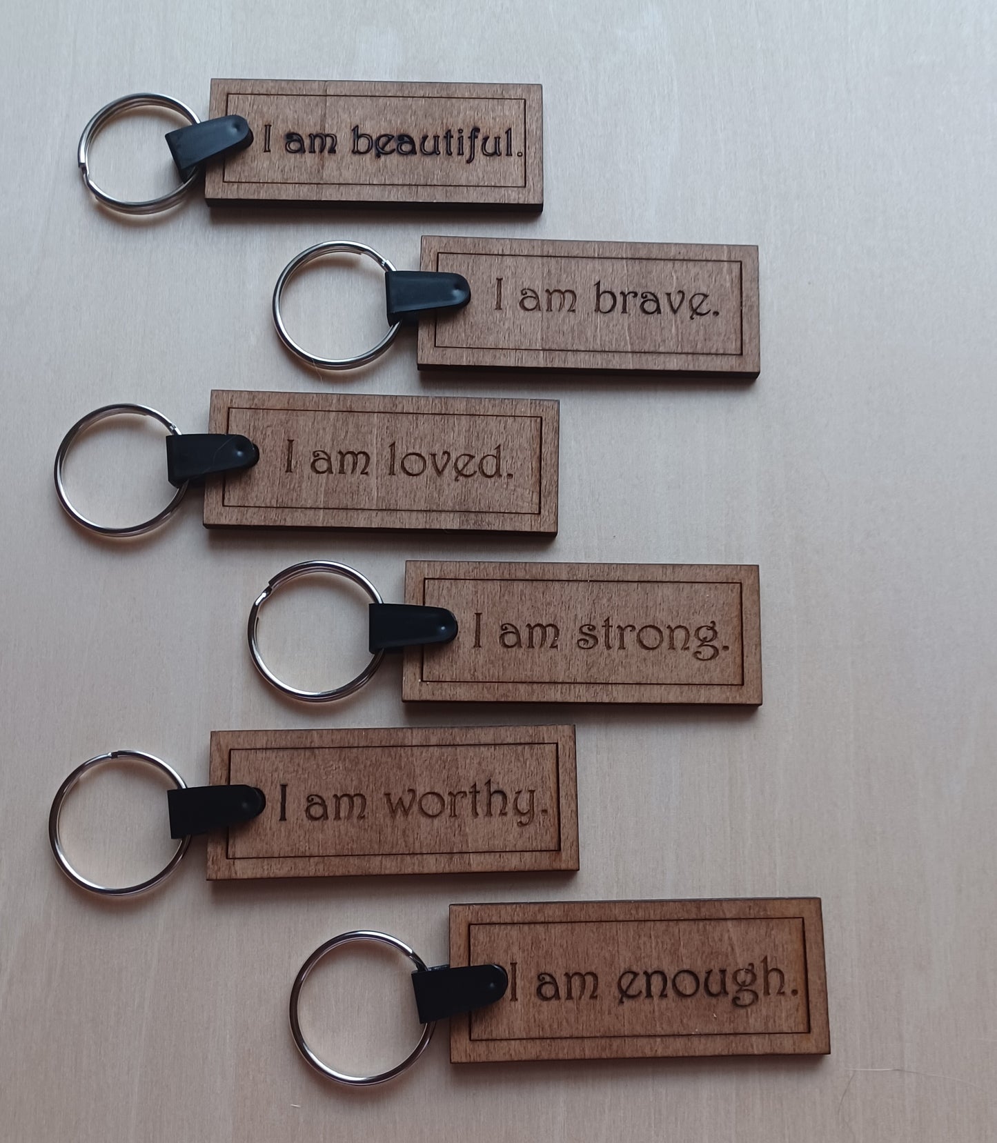 Affirmation Keychains