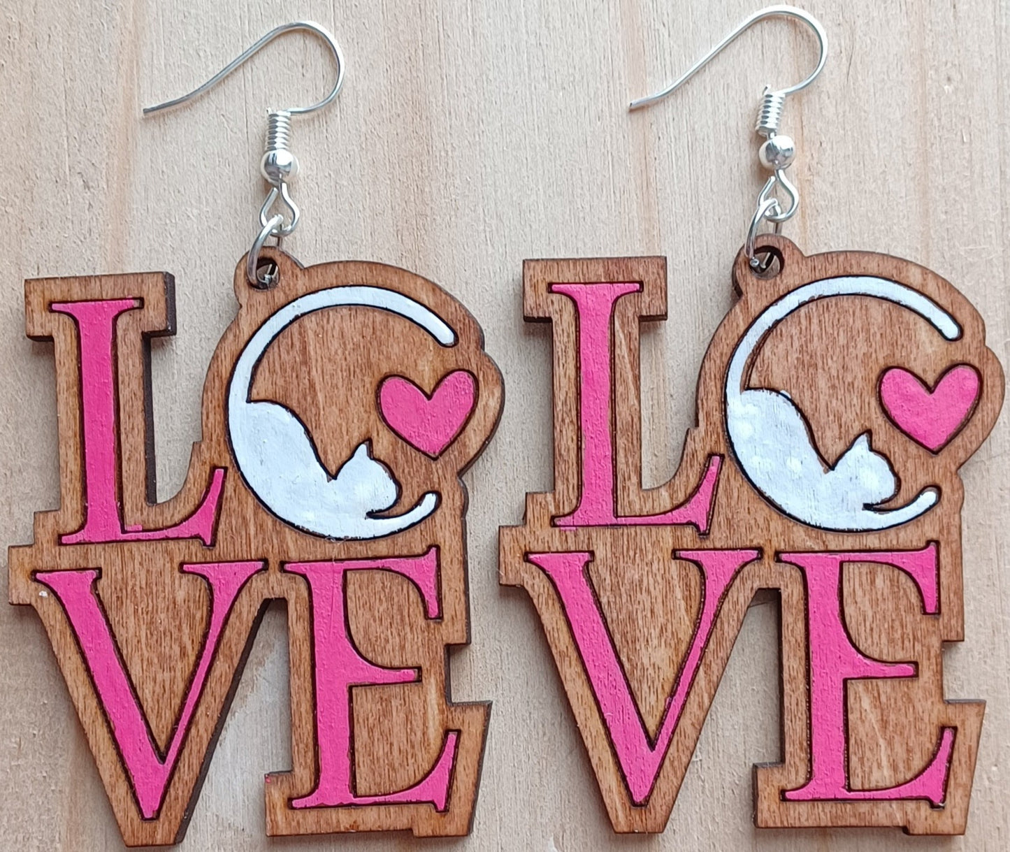 Cat Love Earrings