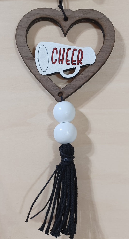 Cheer Car Charm